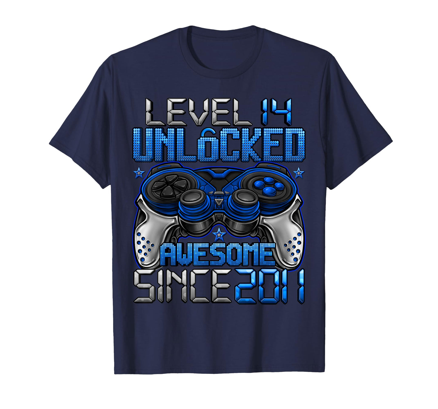 Level 14 Unlocked 14 Year Old Gifts Boys 14th Birthday Boy T-Shirt