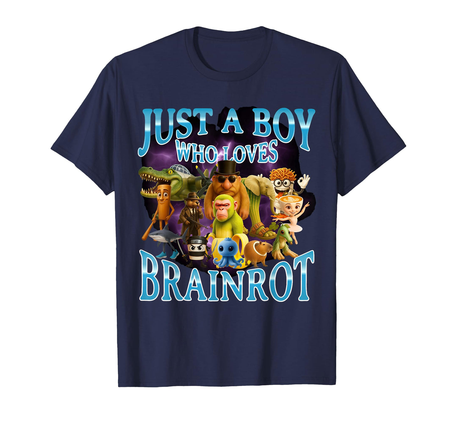 Italian Brainrot Lover Boy Funny Meme Internet Humor T-Shirt
