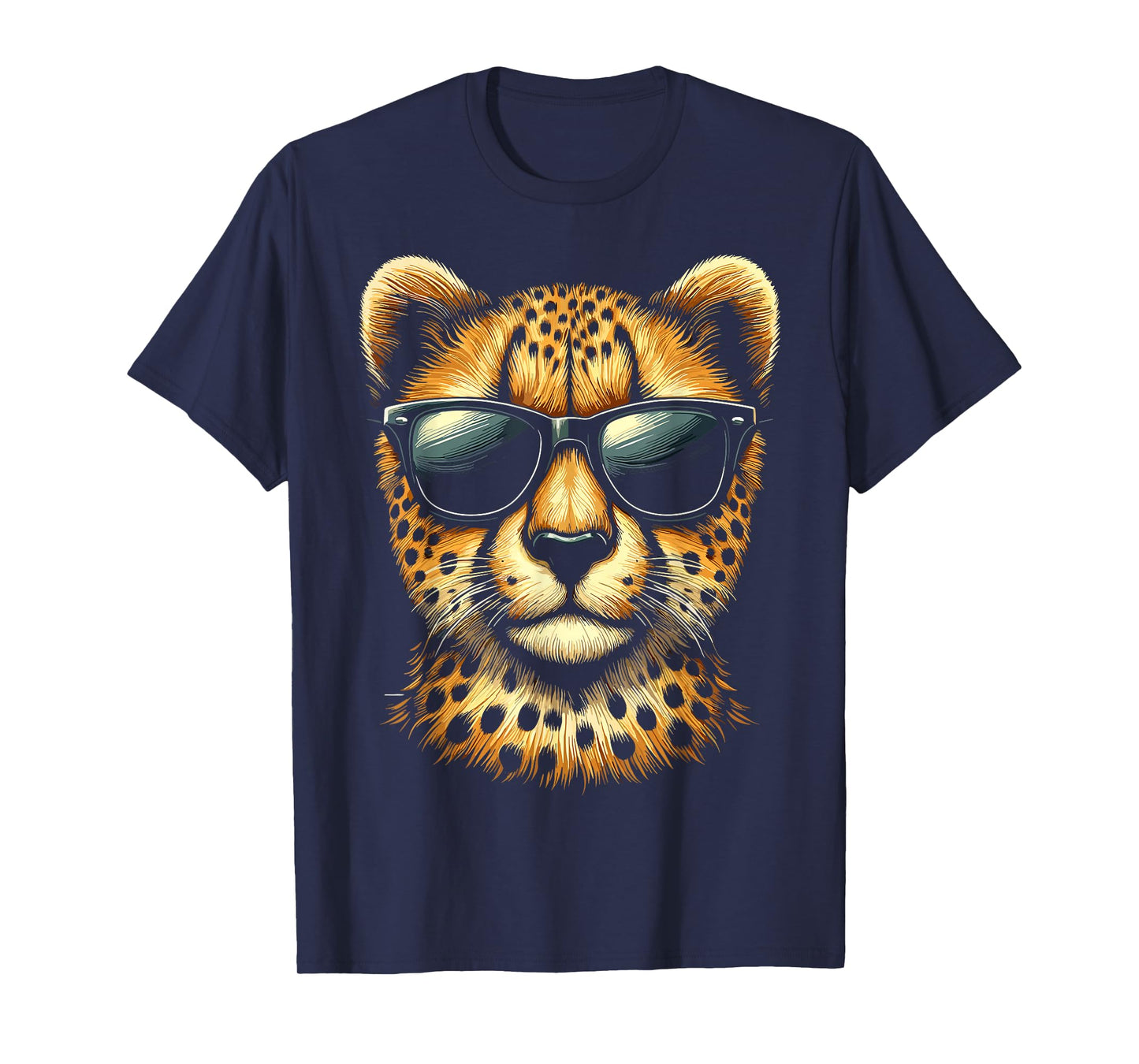 Cheetah with Sunglasses Cheetah Animal T-Shirt