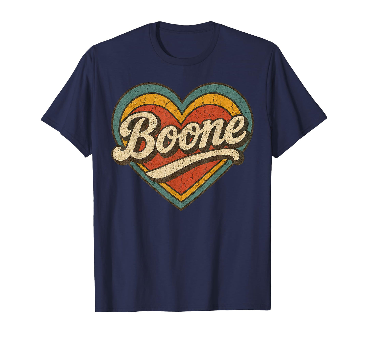 Boone Heart Men Women Kid Vintage T-Shirt