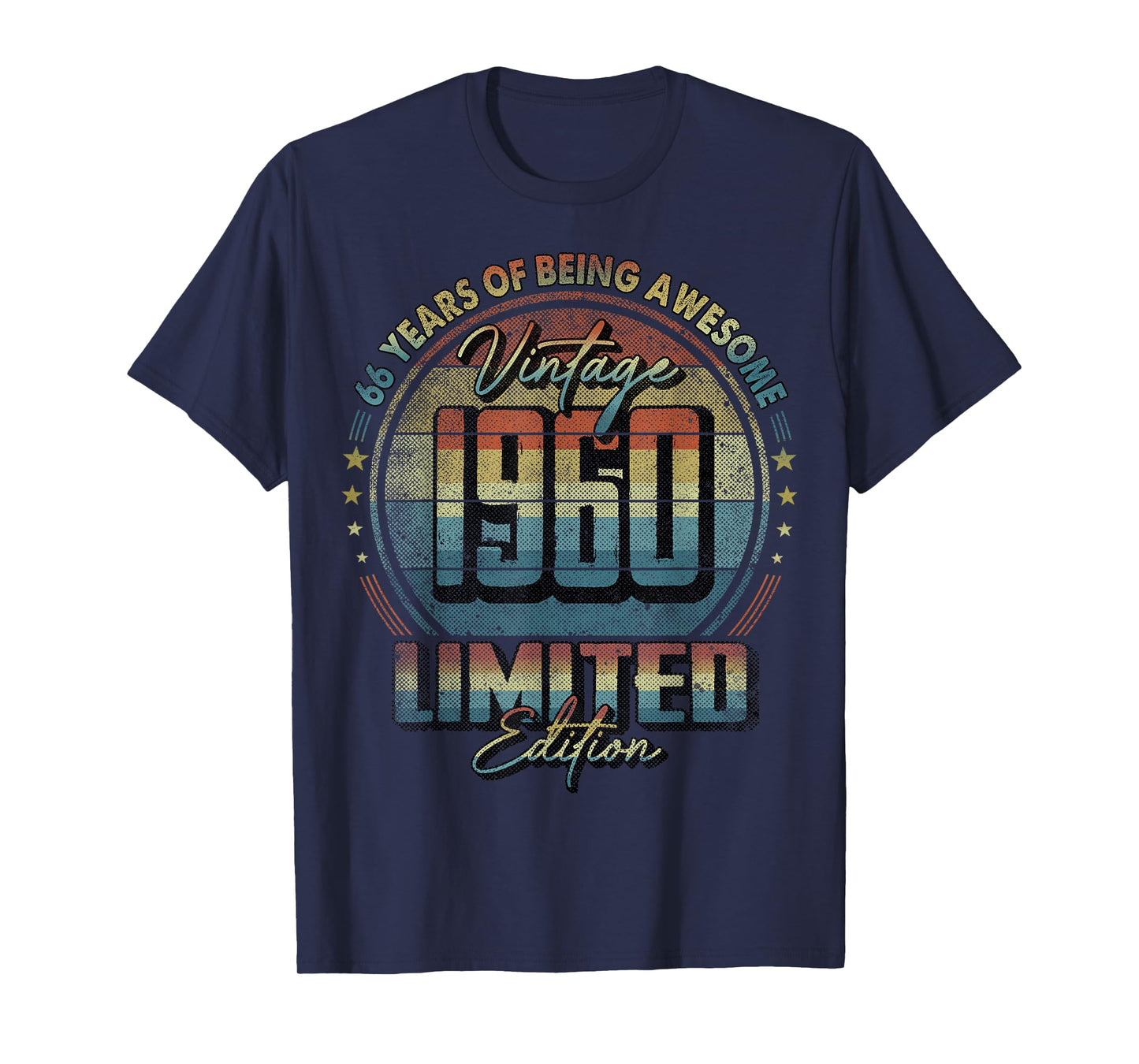 Vintage 1960 Limited Edition Shirt 66 Year Old 66th Birthday T-Shirt