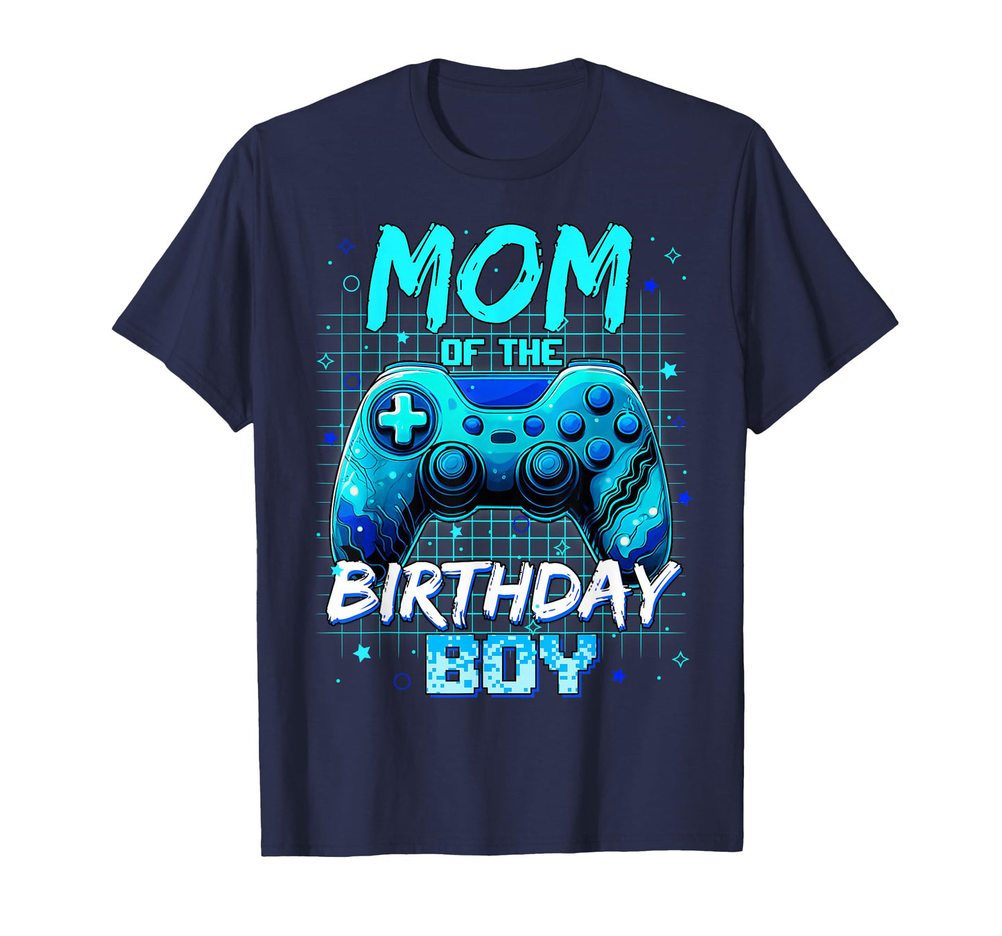 Mom of The Birthday Boy Video Game Family Matching Party T-Shirt