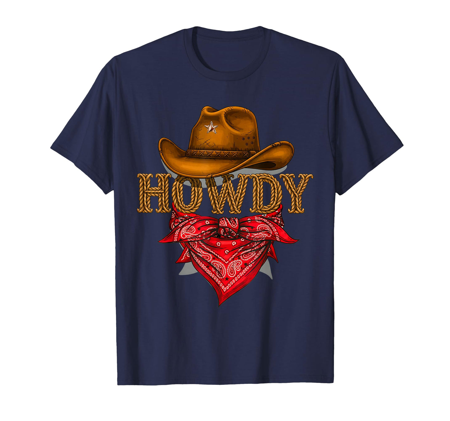Howdy Western Cowboy Howdy Cowboy Rodeo T-Shirt