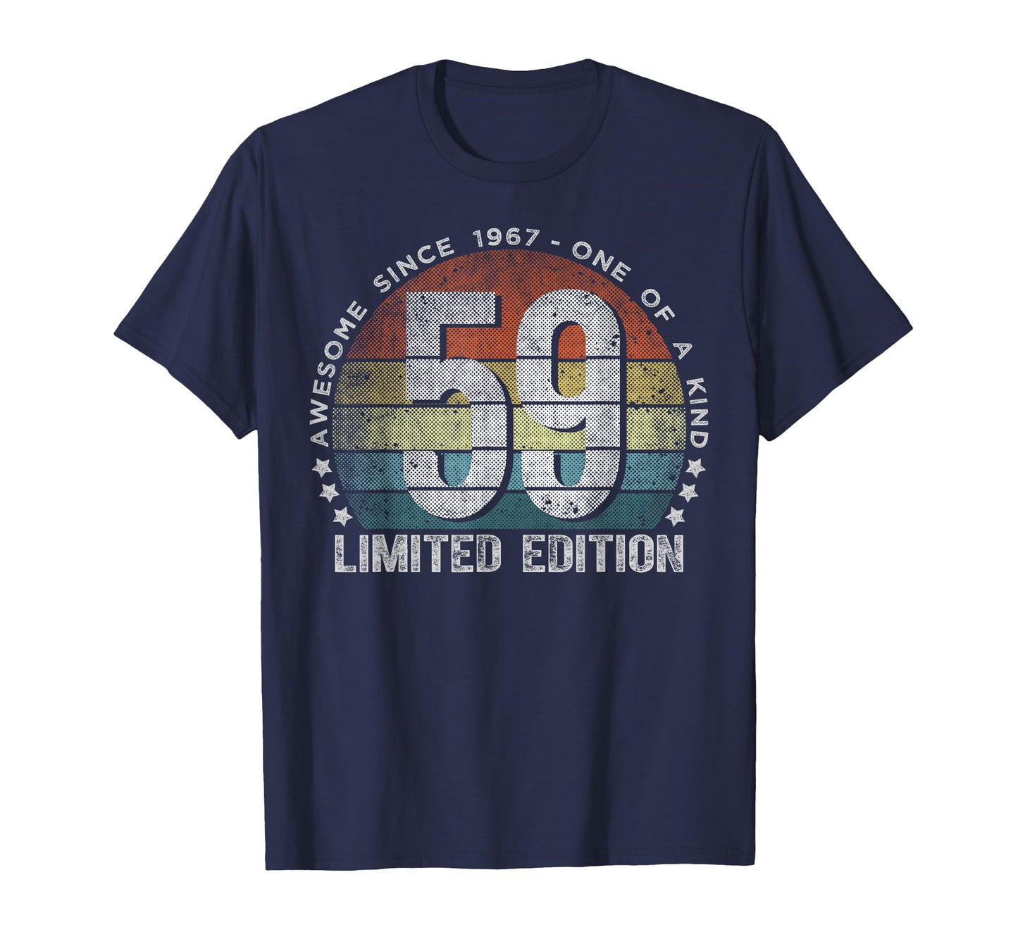 59 Year Old Gifts Vintage 1967 Limited Edition 59th Birthday T-Shirt