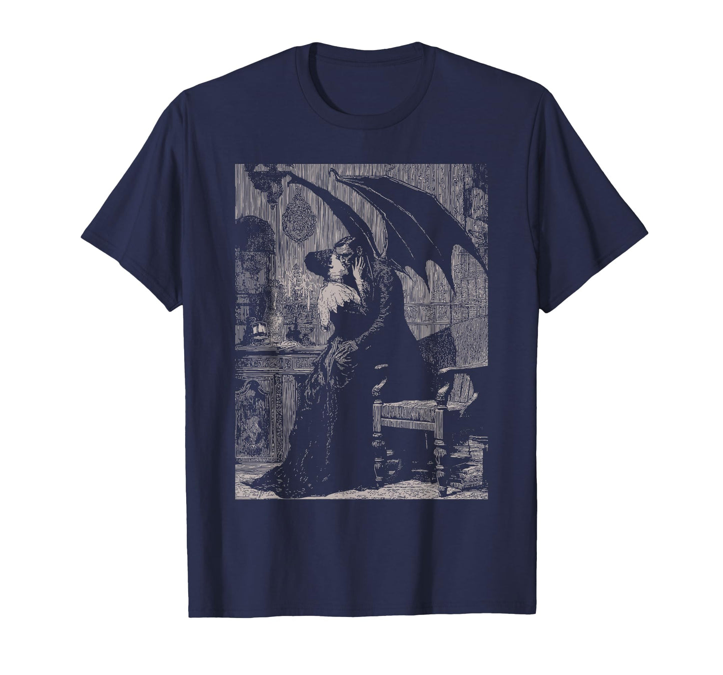 Vampires Kiss | Romantic Goth Gothic Grunge Alt Aesthetic T-Shirt