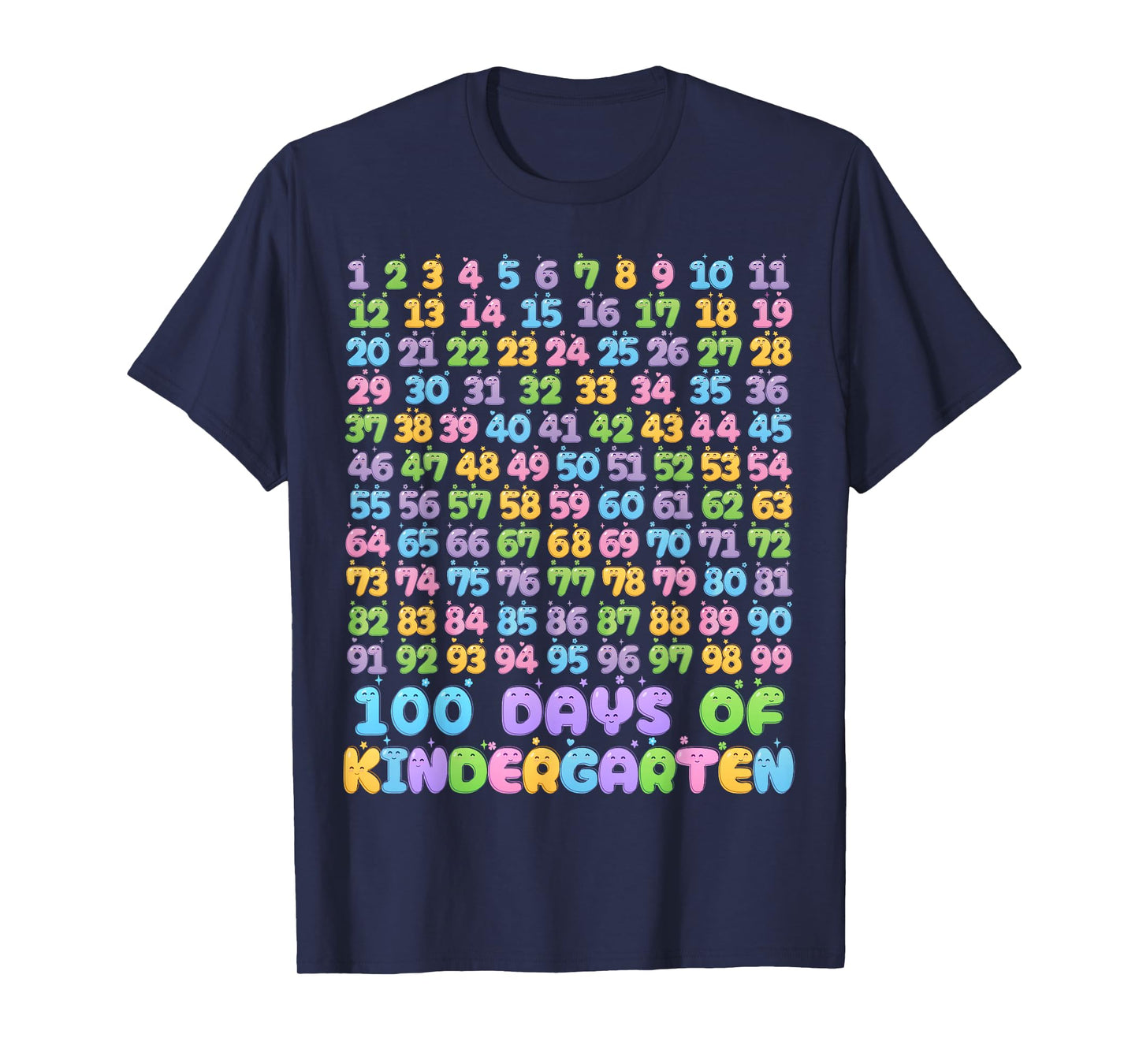 100th Day of School Teacher 100 Days of Kindergarten Kids T-Shirt
