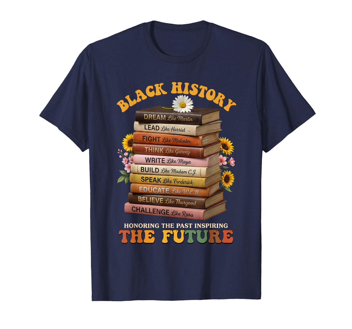 Black History Month Black Books African American Teachers T-Shirt