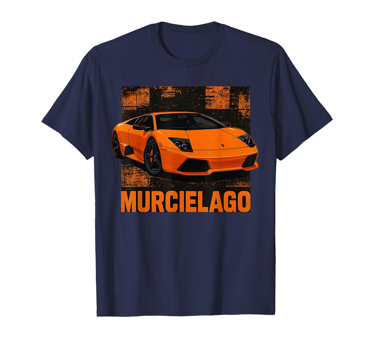 Orange V12 Murcielago Italian Supercar Design T-Shirt