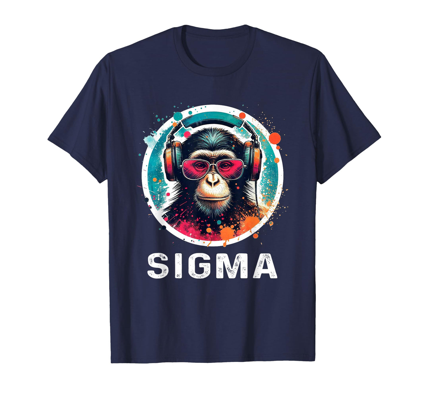 Sigma Meme Shirts Ironic Meme Shirt Funny Sigma Shirt Monkey T-Shirt