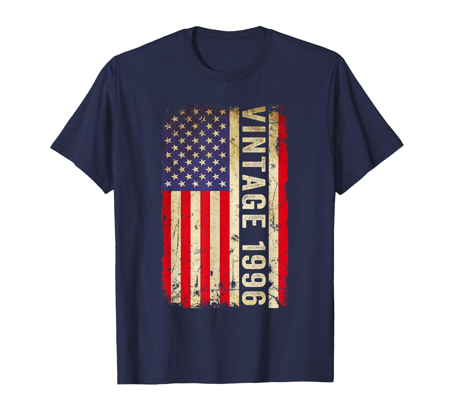 Vintage 1996 American Flag 30th Birthday Gifts Men Women T-Shirt