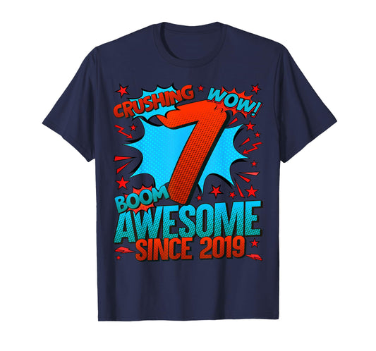 7 Year Old Gifts for Boys 7th Birthday Boy 7 Year Old Boy T-Shirt