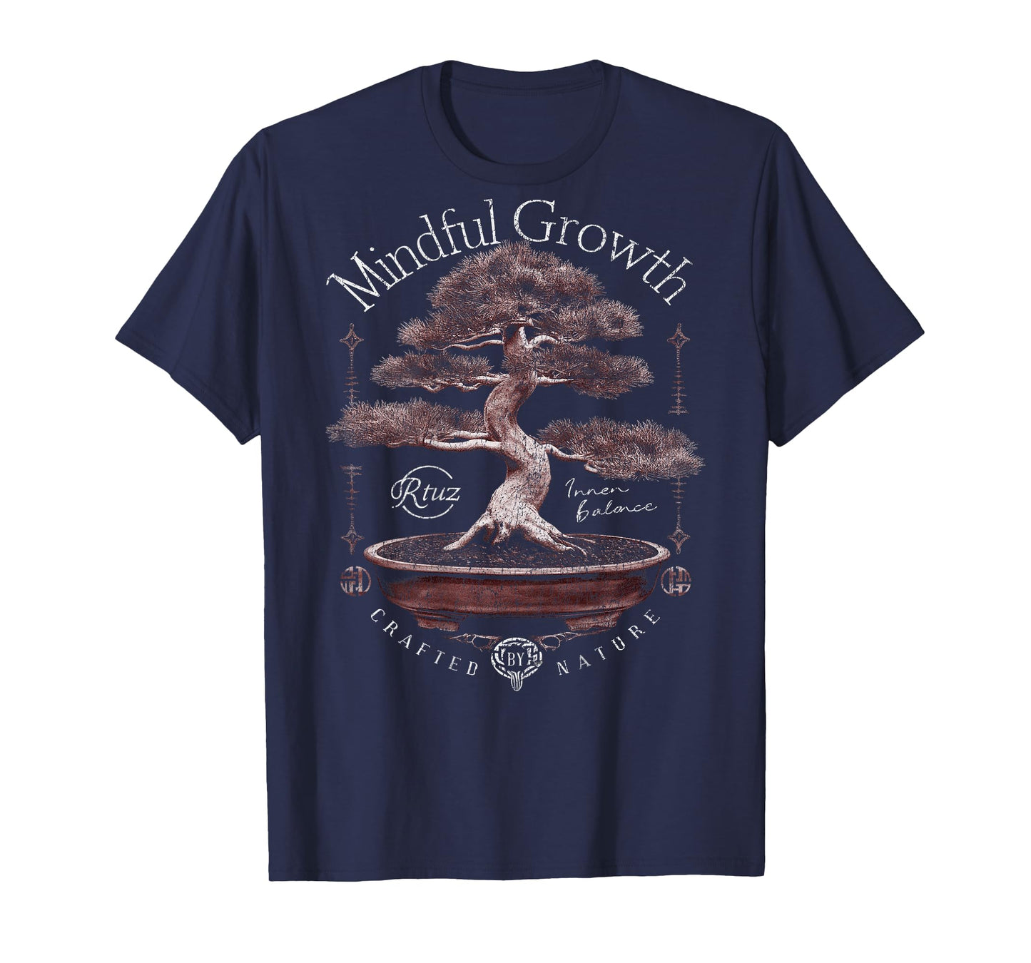 Hip Hop Urban Vintage Edgy Y2K Back Print Streetwear Bonsai T-Shirt