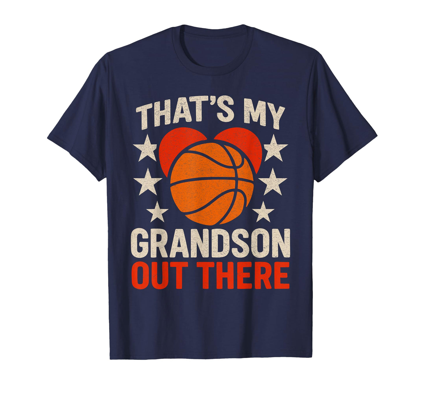 That's My Grandson Out There Basketball Grandma Mother's Day T-Shirt