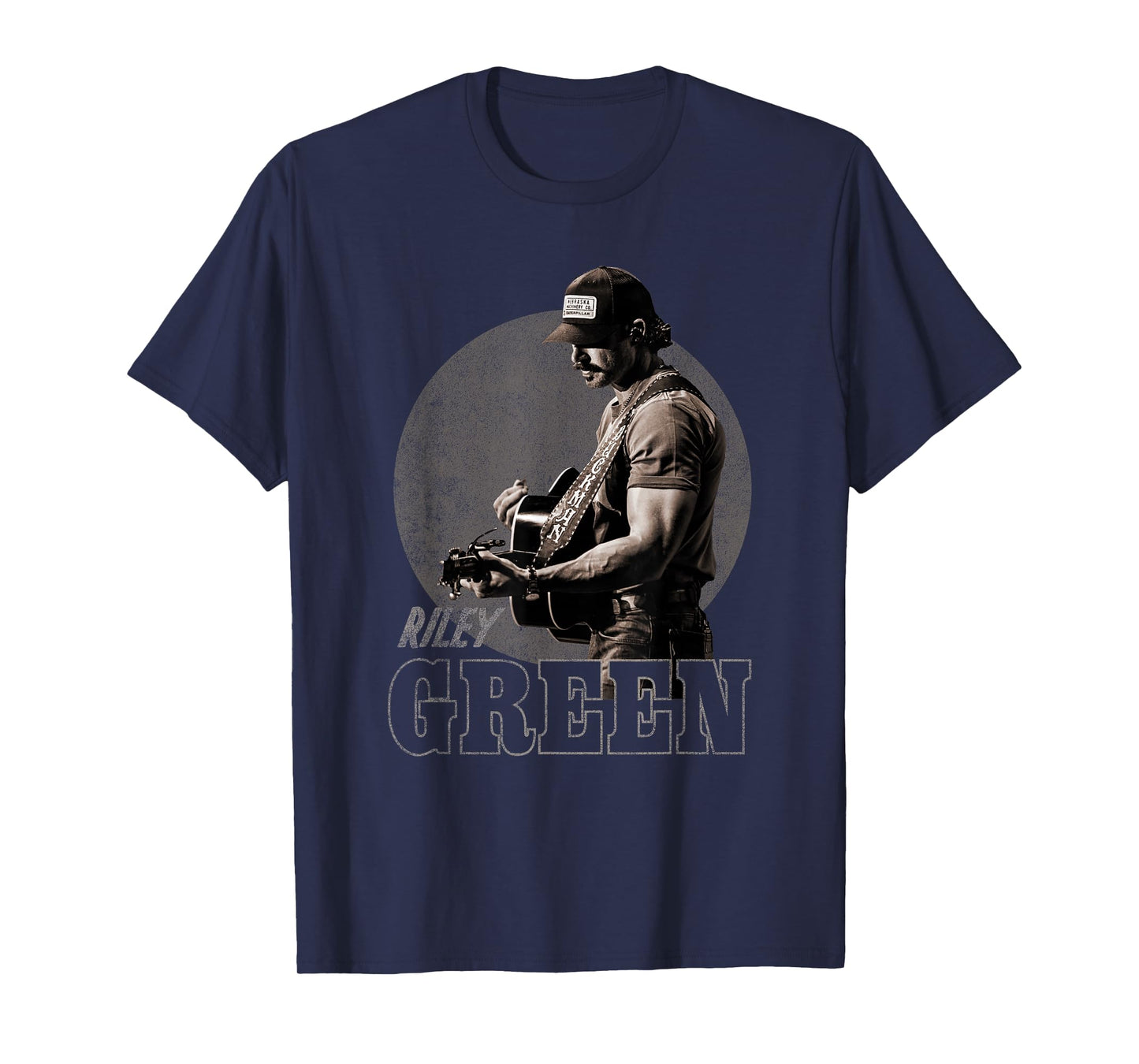Riley Green Circle Guitar Photo T-Shirt
