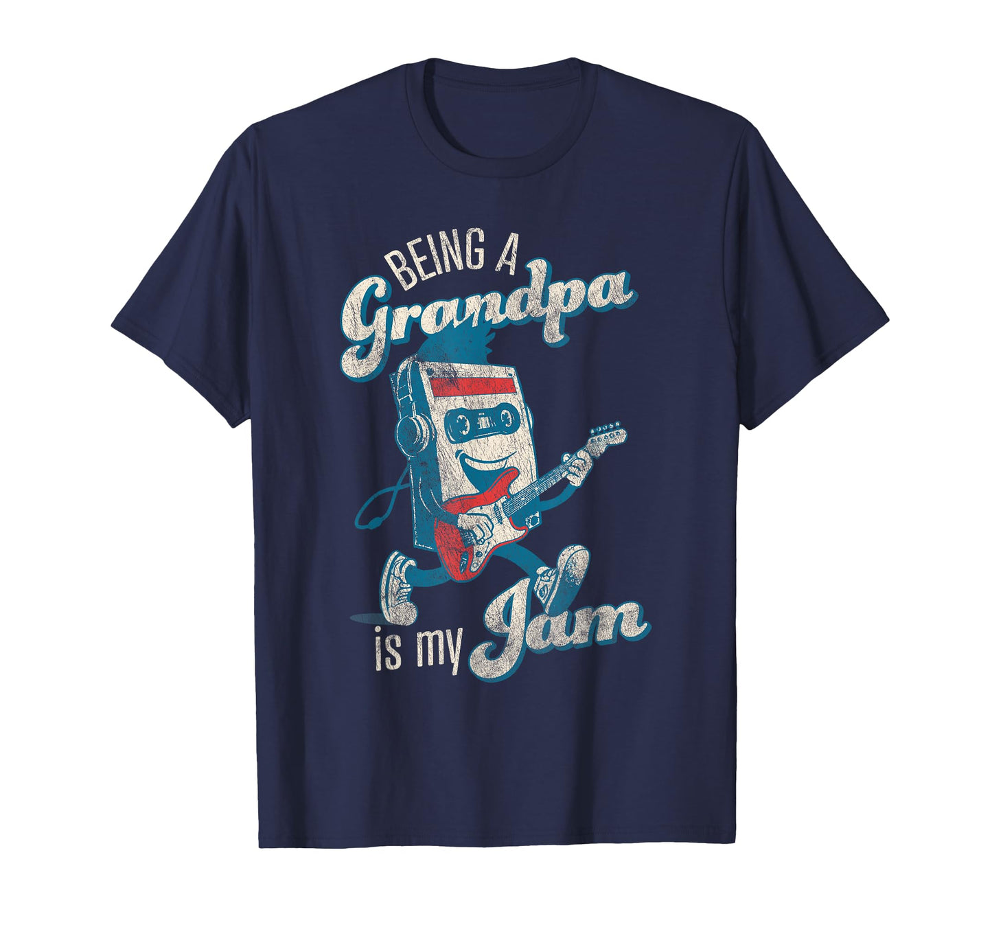 Funny Retro Grandfather Being a Grandpa is My Jam T-Shirt