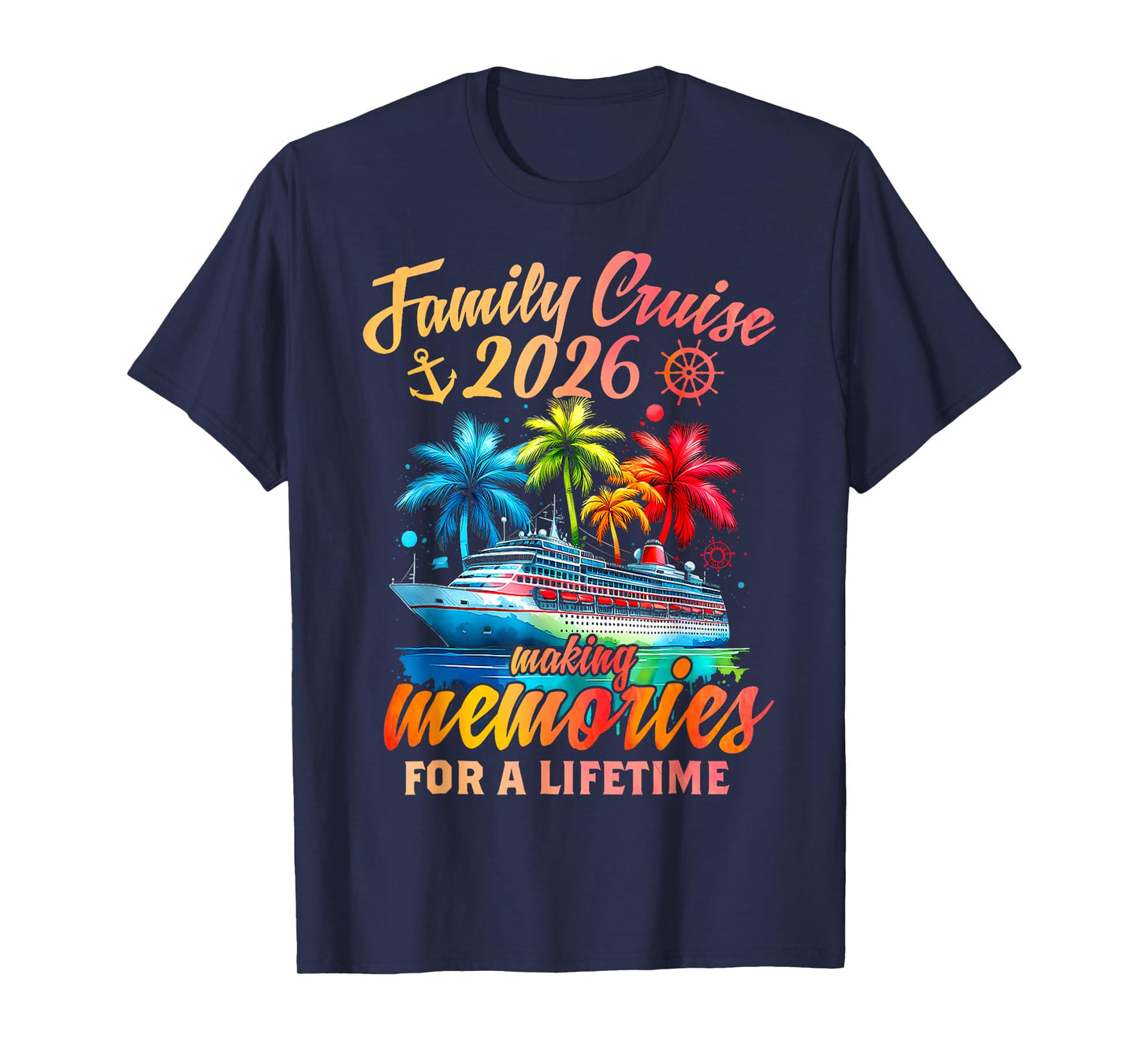 Family Cruise 2026 Family Matching Cruise Vacation Party T-Shirt