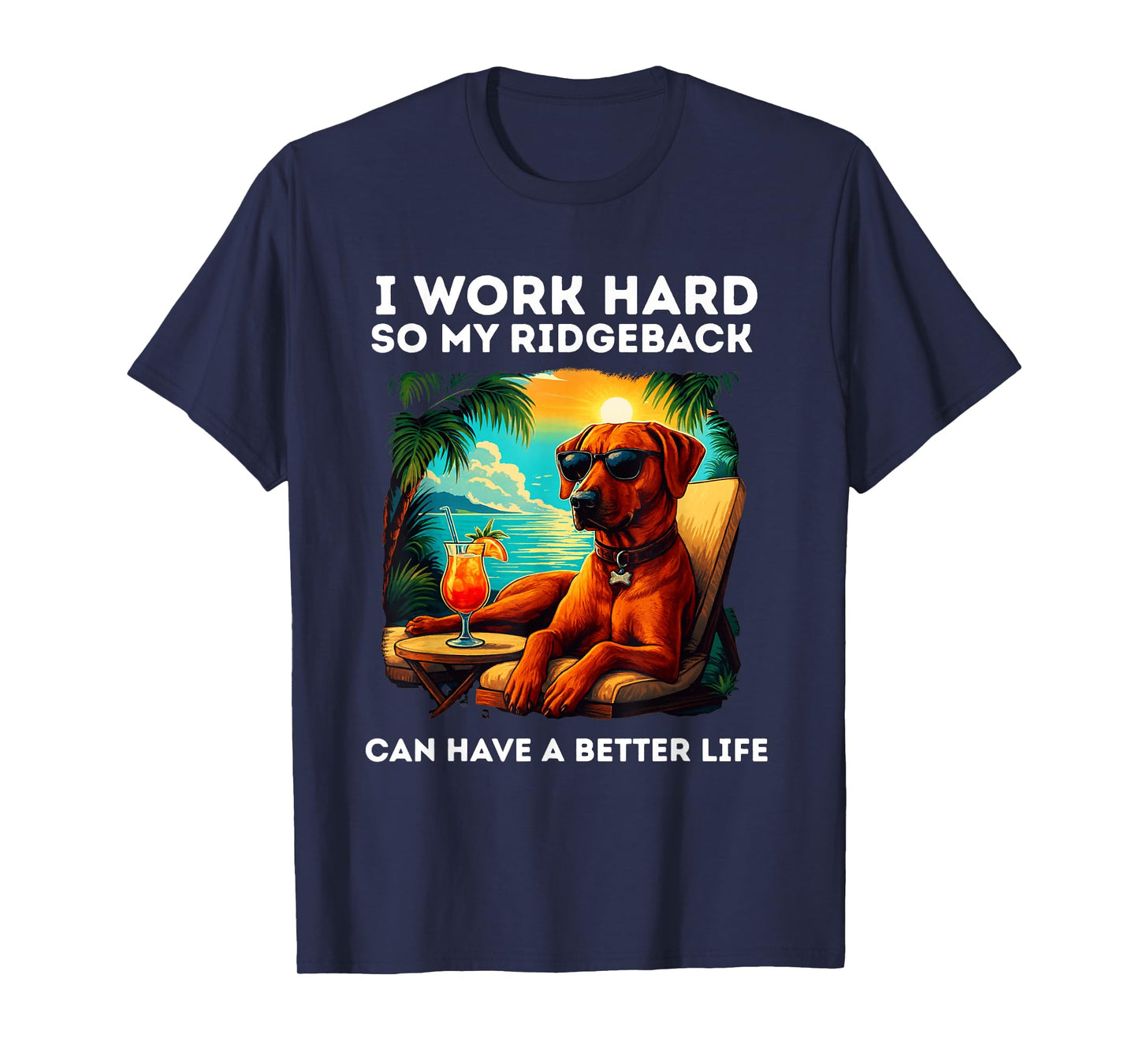 Funny Rhodesian Ridgeback Dog Design Rhodesian Ridgeback T-Shirt