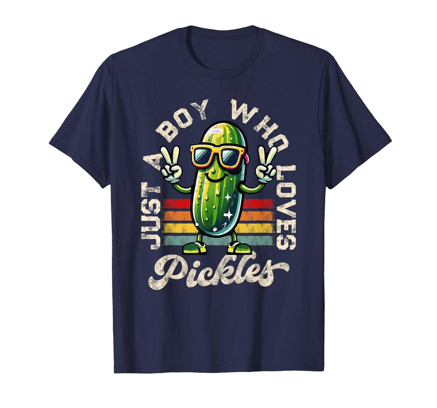 Just a Boy Who Loves Pickles Pickle Teen Boys Toddler Kid T-Shirt