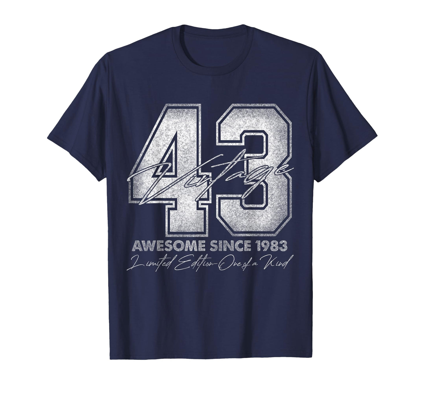 43 Year Old Gifts Vintage 1983 Limited Edition 43rd Birthday T-Shirt