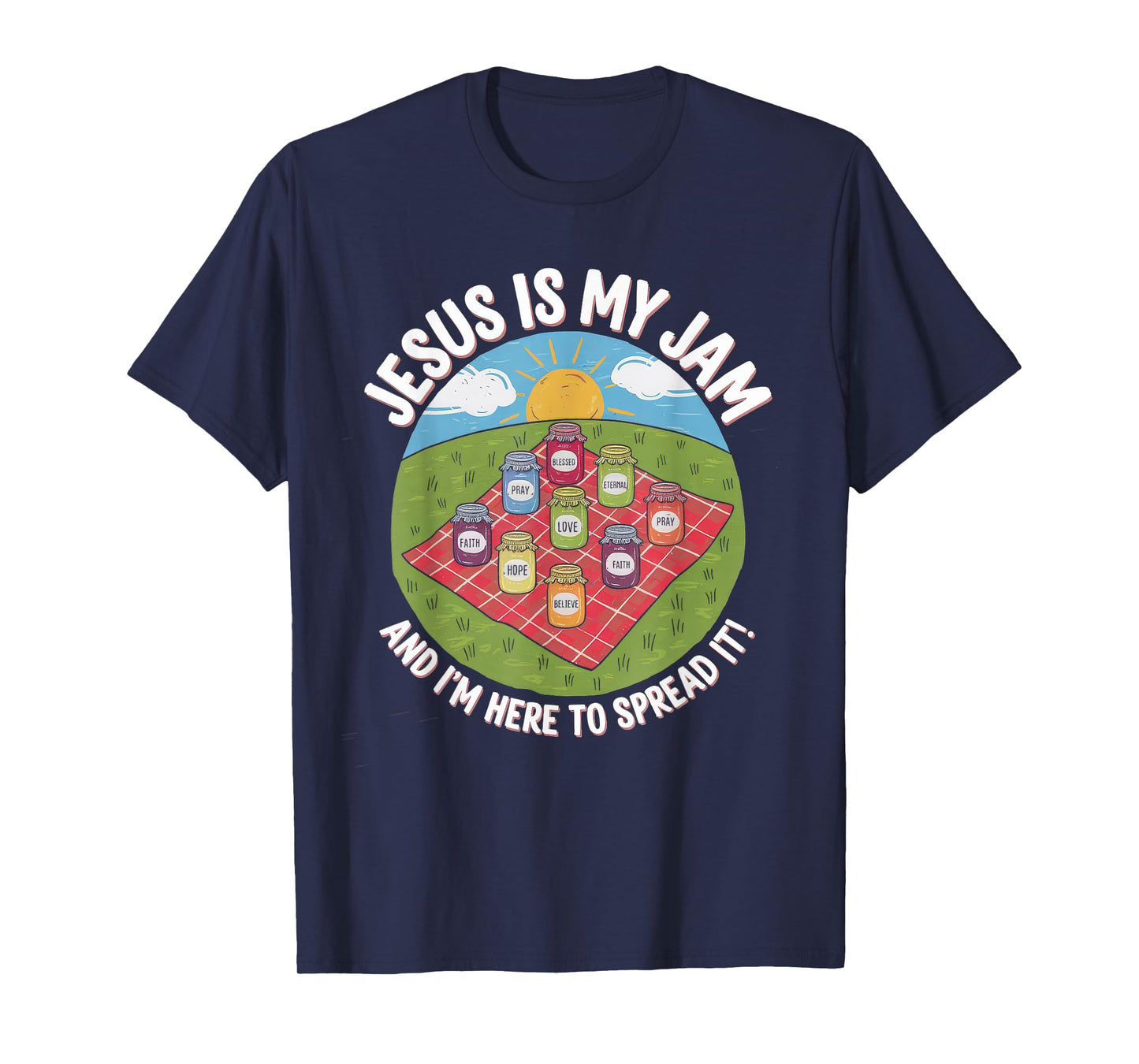 Jesus is My Jam Tshirt Men Women Christian Bible Verse T-Shirt