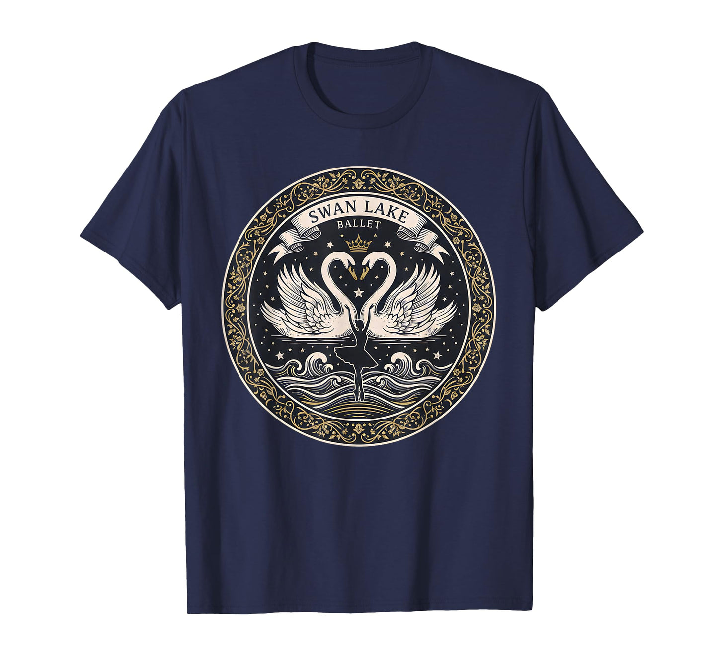 Cool White Swan Lake Ballet Ballerina Dancer Gift Men Women T-Shirt