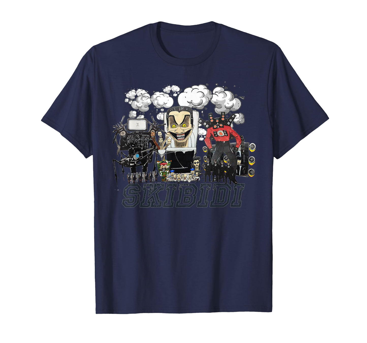 Skibidi Toilet, Cameraman, Speakerman, TVman For Boys T-Shirt