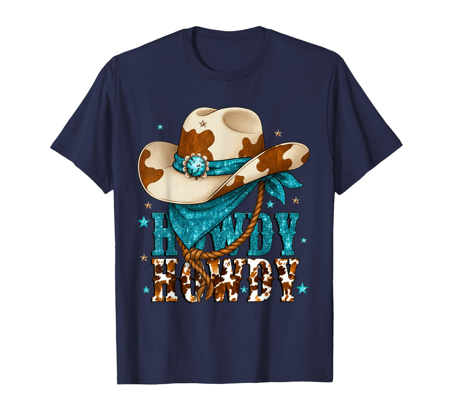 Howdy Western Cowboy Howdy Cowboy Rodeo Cowgirl Western T-Shirt