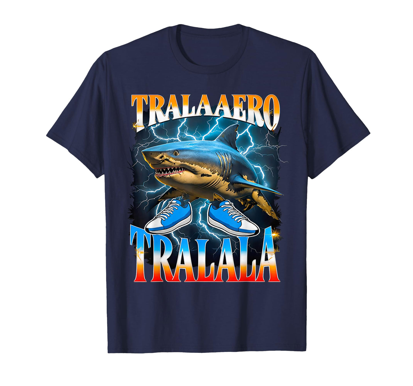 Tralalero Tralala Italian Brainrot Meme T-Shirt