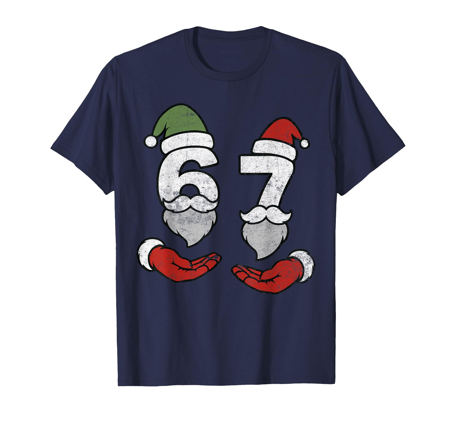 67 Meme Christmas Six Seven Xmas Kids Boys Men Women Girls T-Shirt