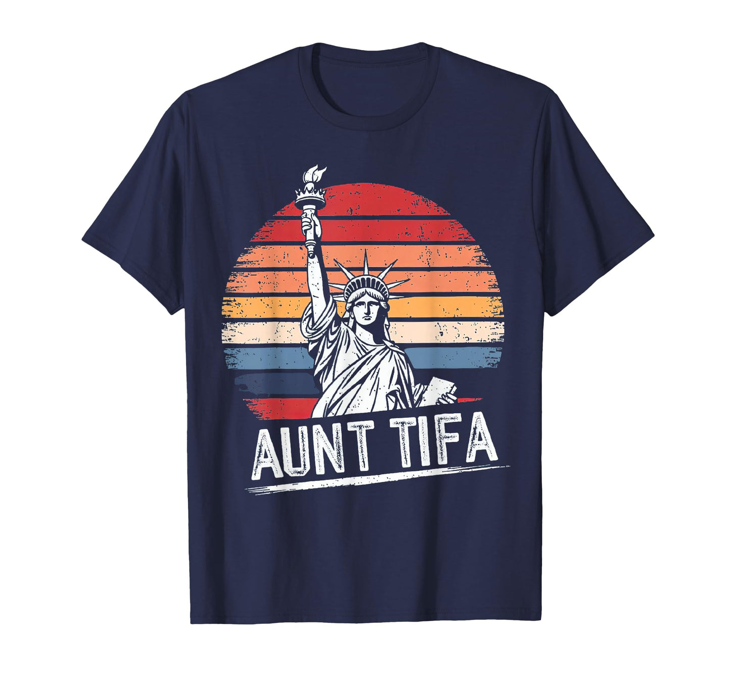 Funny Aunt Tifa Meme Retro Vintage T-Shirt