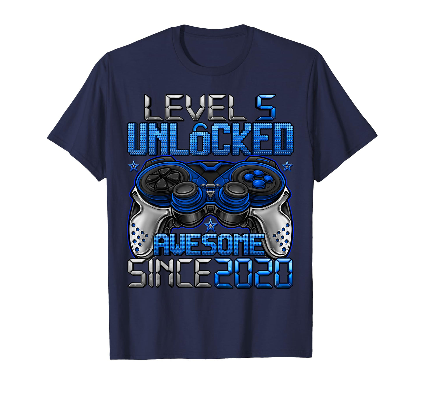 Level 5 Unlocked 5 Year Old Gifts For Boys 5th Birthday Boy T-Shirt