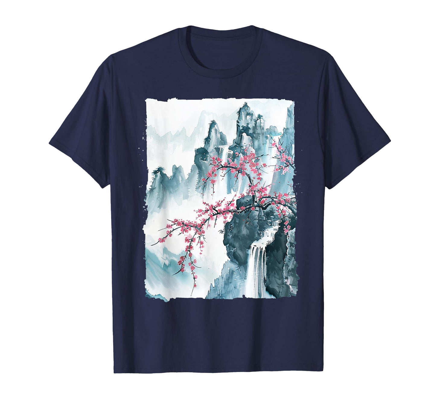 Sakura Spirit: Retro Japanese Cherry Blossom Collection T-Shirt