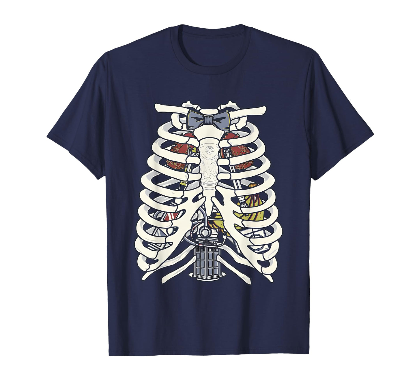Anatomy Of A Time Lord A Doctor Who Skeleton T-Shirt