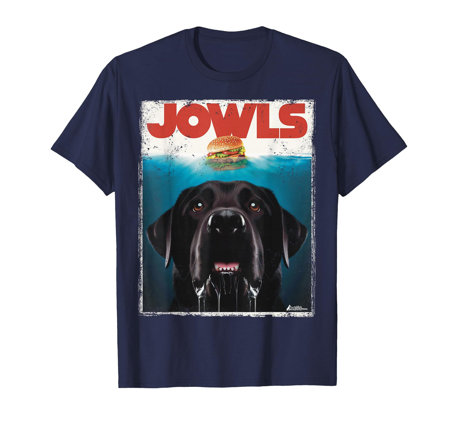 Funny Black Lab Jowls Tee, Labrador Retriever Mom Top, Dad T-Shirt