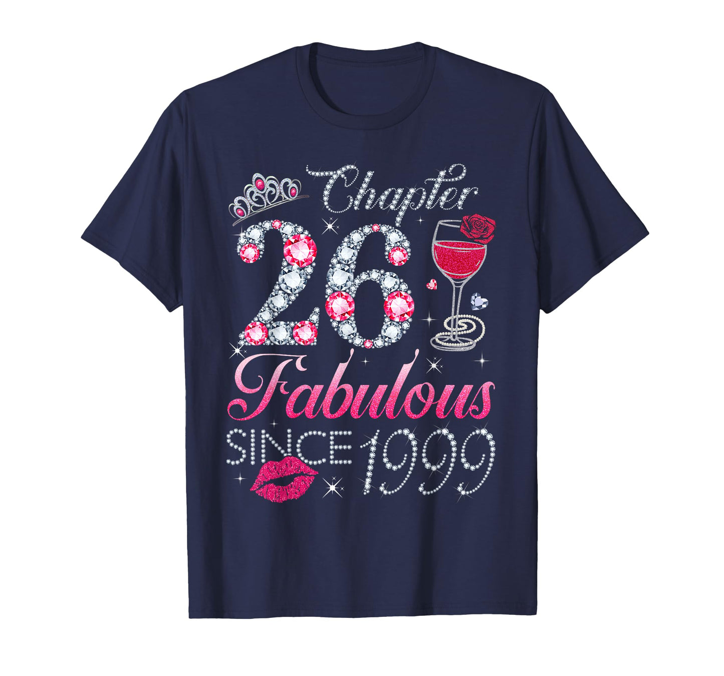 Chapter 26 Fabulous Since 1999 26Th Birthday Gift For Women T-Shirt