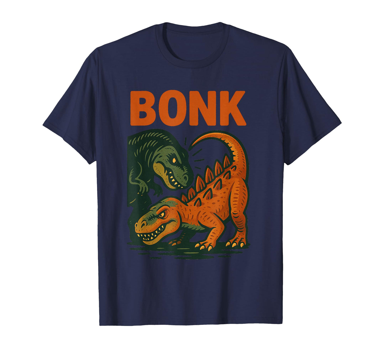 Bonk Dinosaur Funny Prehistoric Humor Design T-Shirt