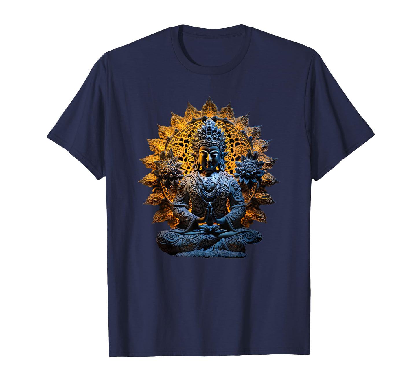 Buddha Statue Yoga Buddhist Zen Buddhism Meditation T-Shirt