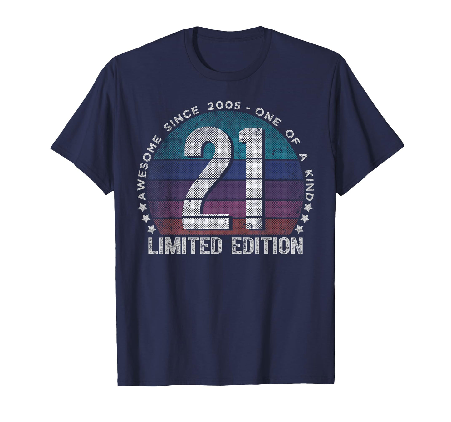 21 Year Old Gifts Vintage 2005 Limited Edition 21st Birthday T-Shirt