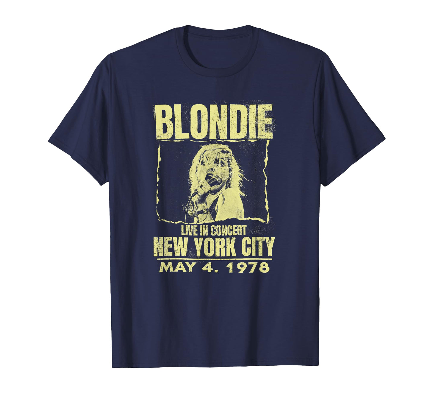 Blondie Live Concert Poster New York 1978 Vintage Band T-Shirt