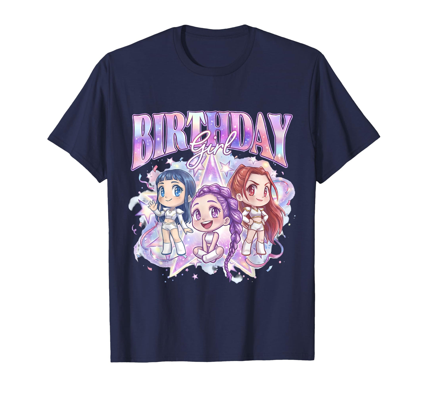 It's My Birthday Cute Chibi Kpop Funny Birthday Girl Korean T-Shirt