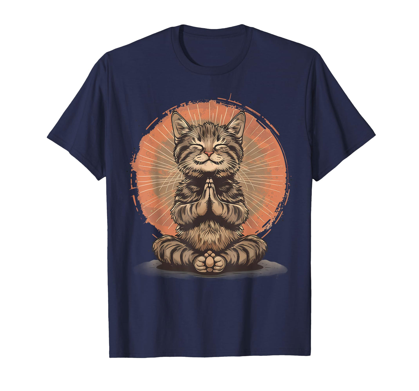 Cat Meditation Zen Buddha Hindu Buddhist Spirituality T-Shirt