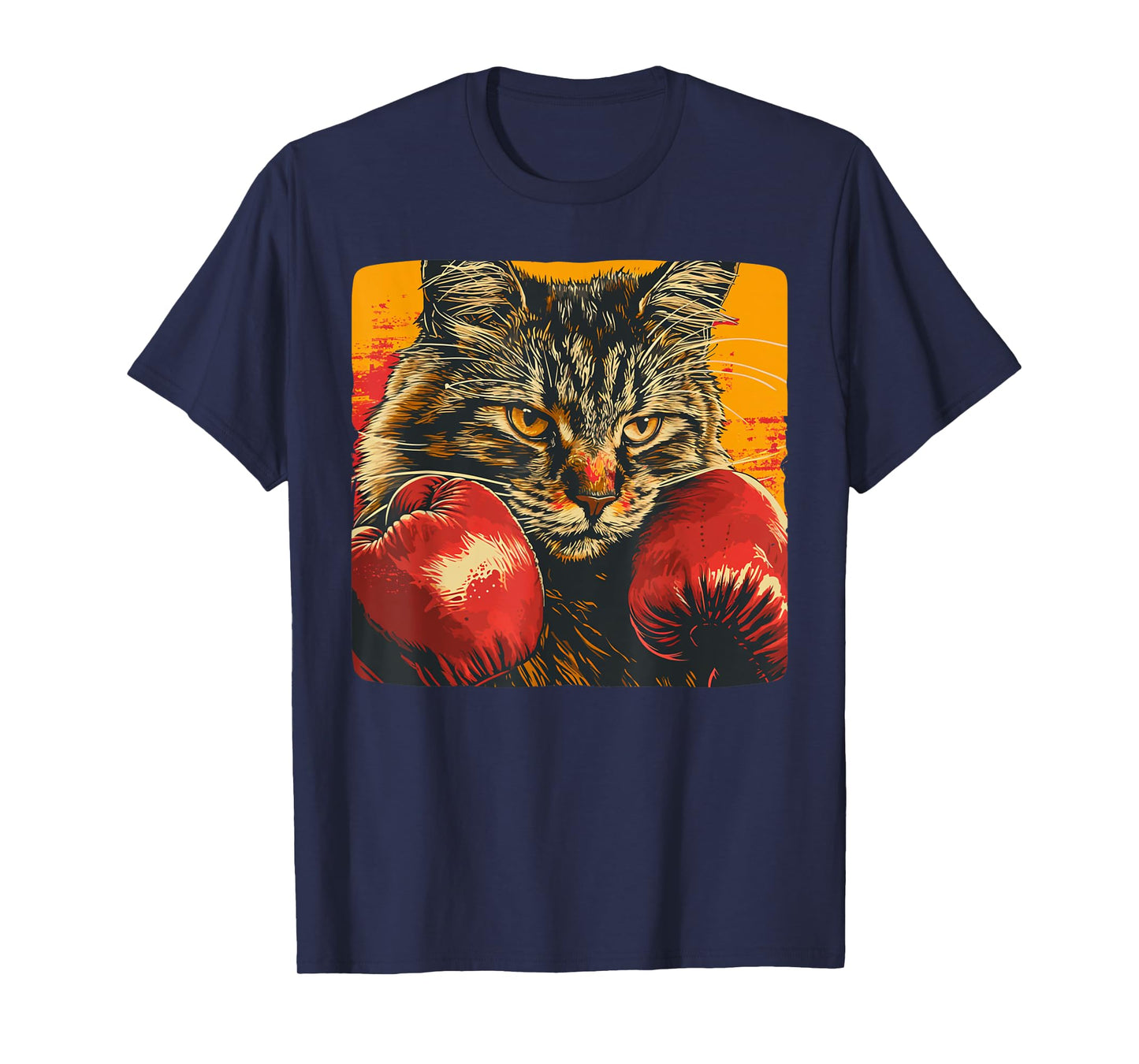 Cool boxing cat for boxing gloves and cats lovers Men Women Girls Kids T-Shirt