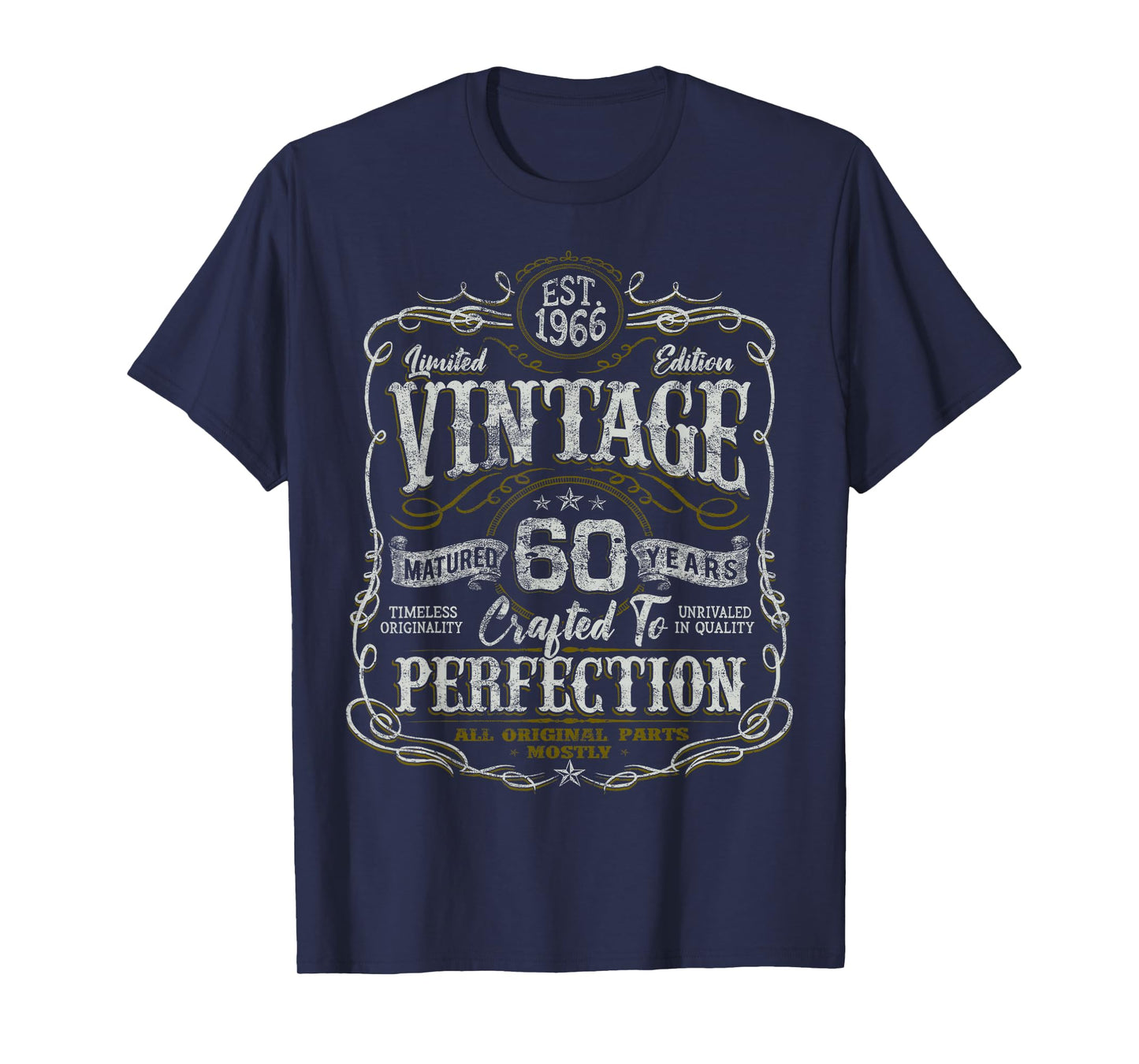 Vintage 1966 Limited Edition Shirt 60 Year Old 60th Birthday T-Shirt