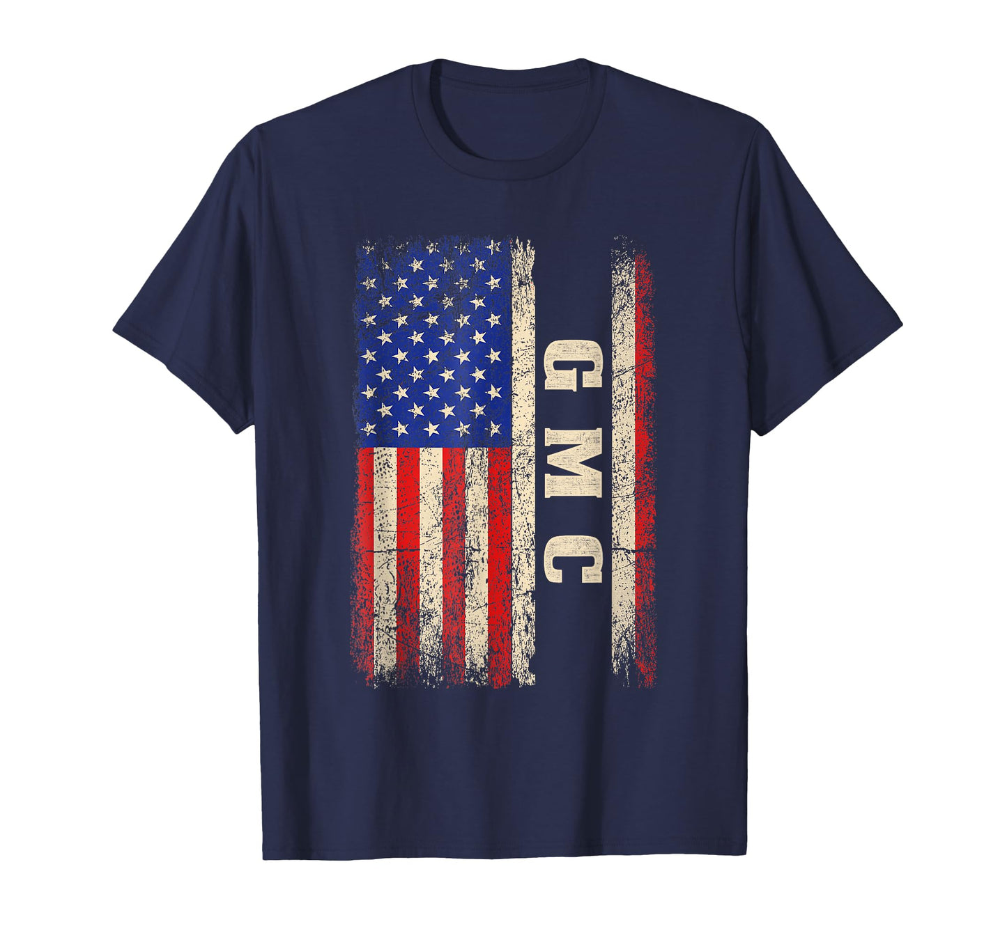 GMC Last Name Shirt GMC Name American Flag T-Shirt