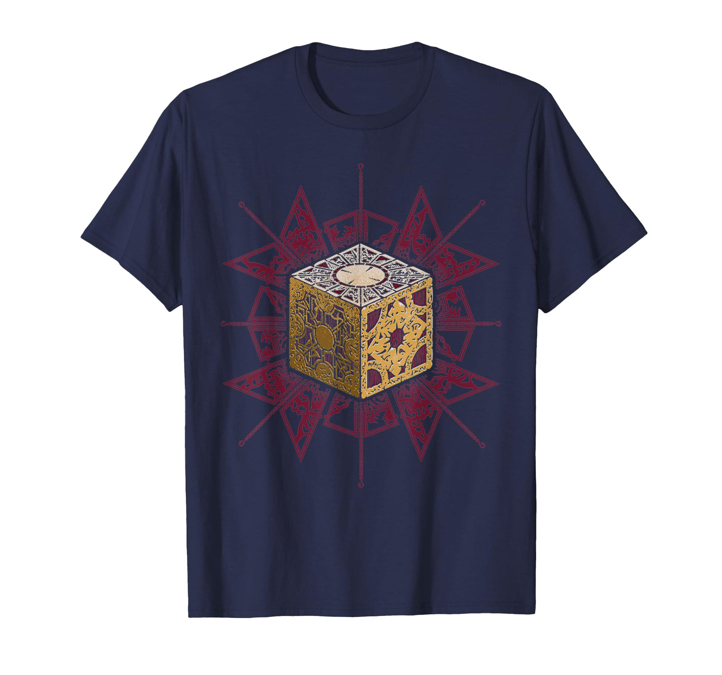 Vintage Funny Horror Gift Retro Classic Game Gift Puzzle Box T-Shirt