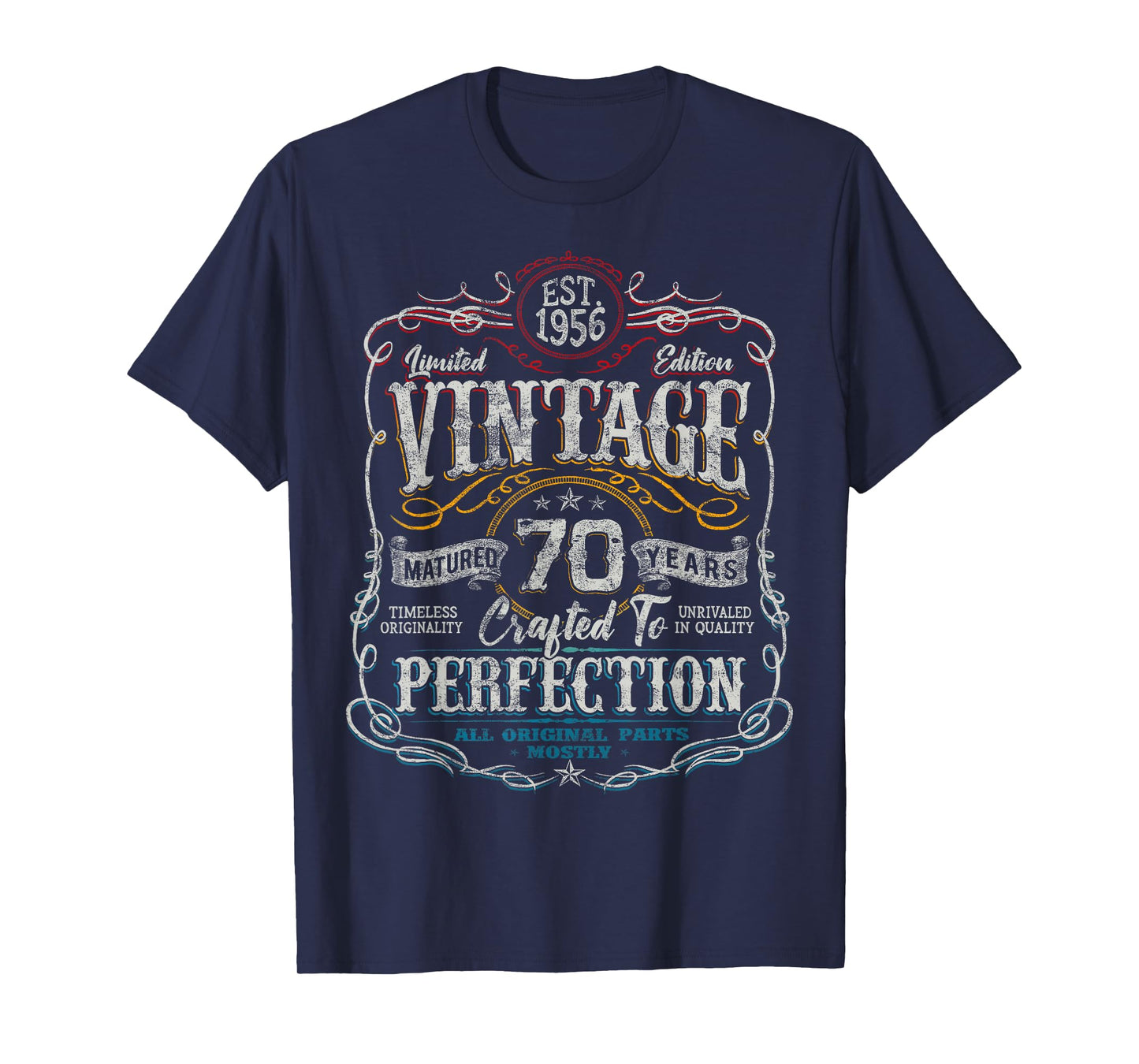 Vintage 1956 Limited Edition Shirt 70 Year Old 70th Birthday T-Shirt