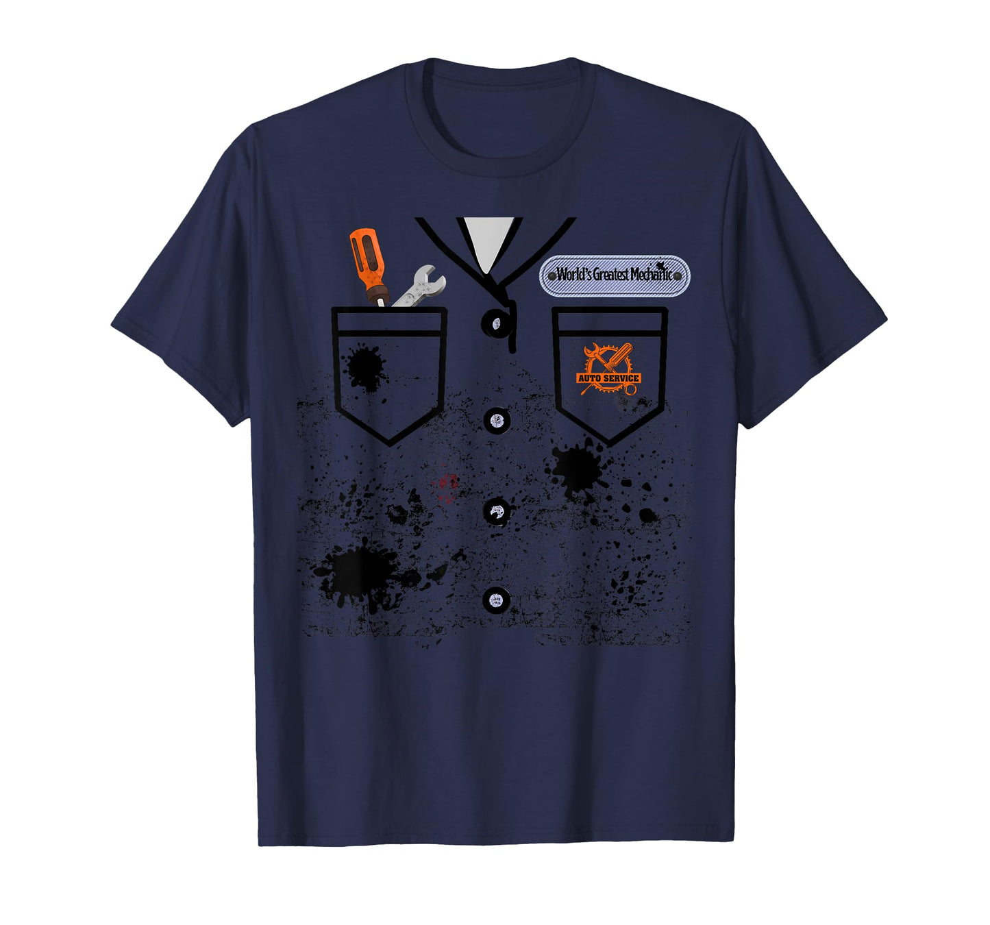Auto Mechanic Costume Career Day T-Shirt