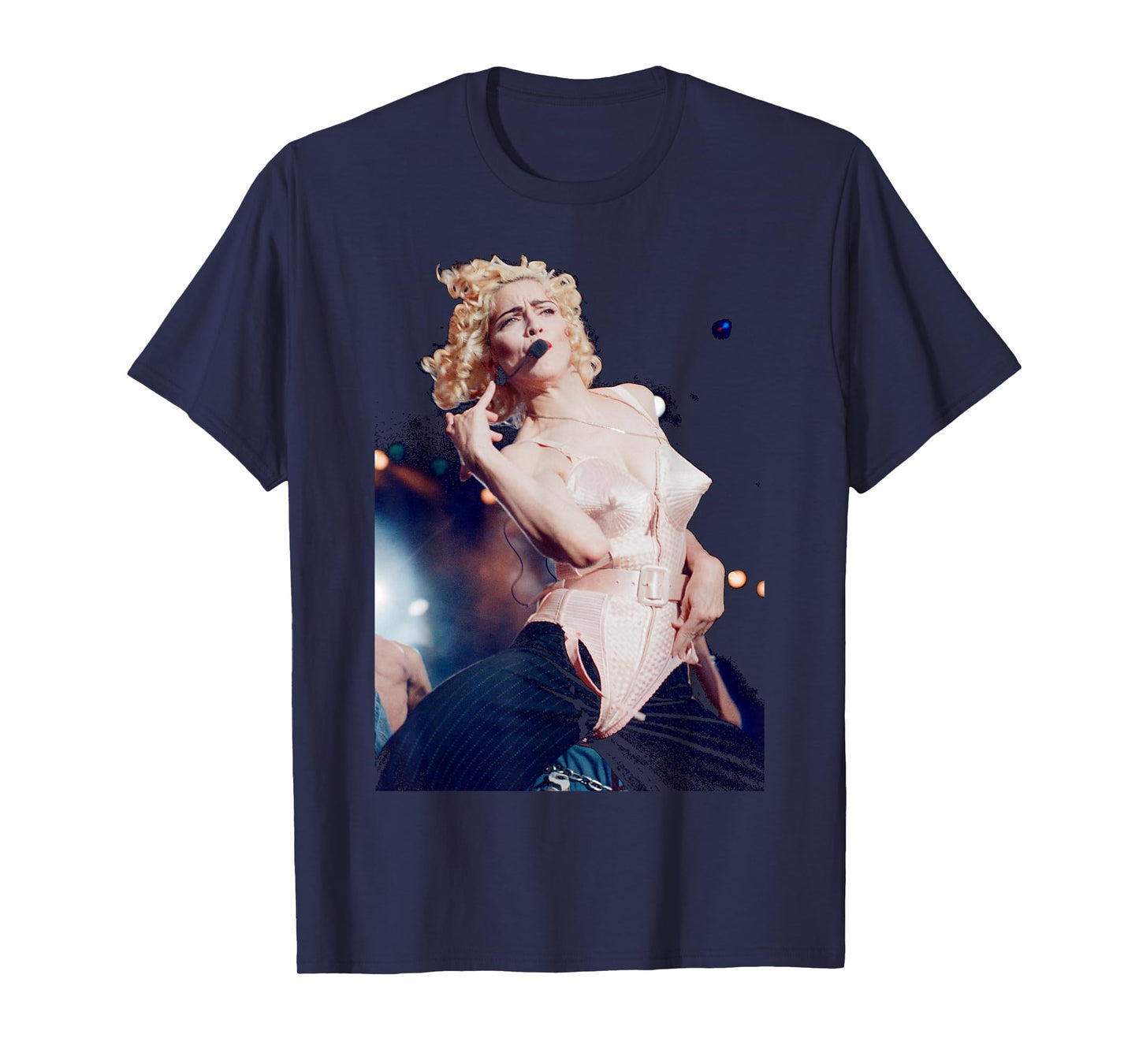Madonna Pink Corset Live Blond Ambition World Tour 1990 T-Shirt