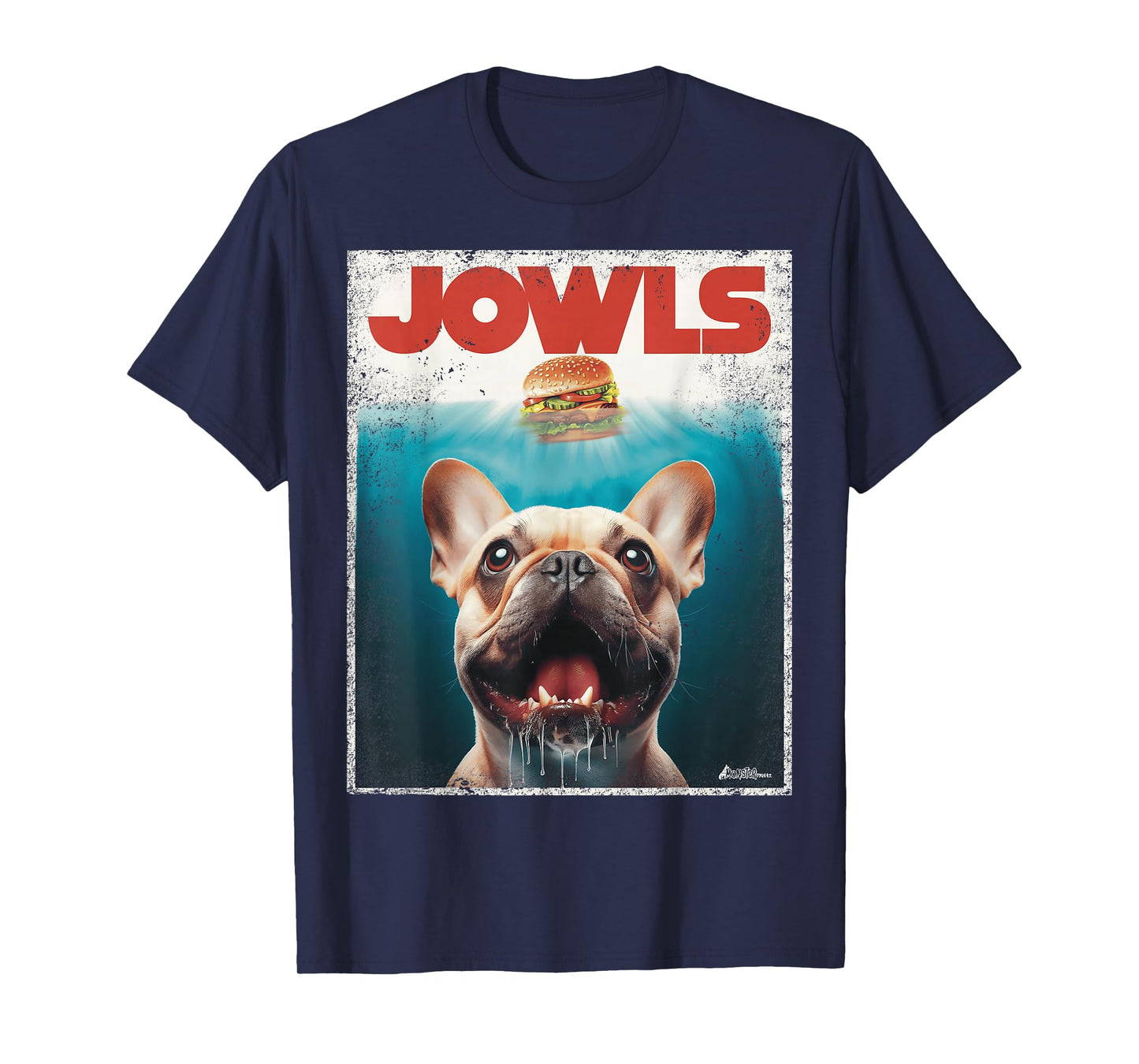 Funny Tan Frenchie Jowls, Fawn French Bulldog Mom Top, Dad T-Shirt