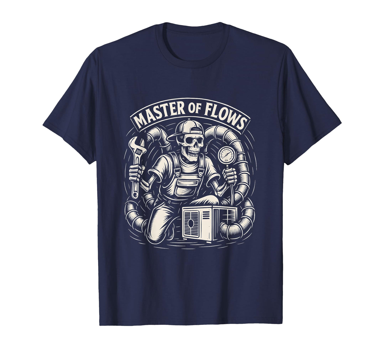 Funny HVAC Technician Design for Men Cooling Heating Joke T-Shirt